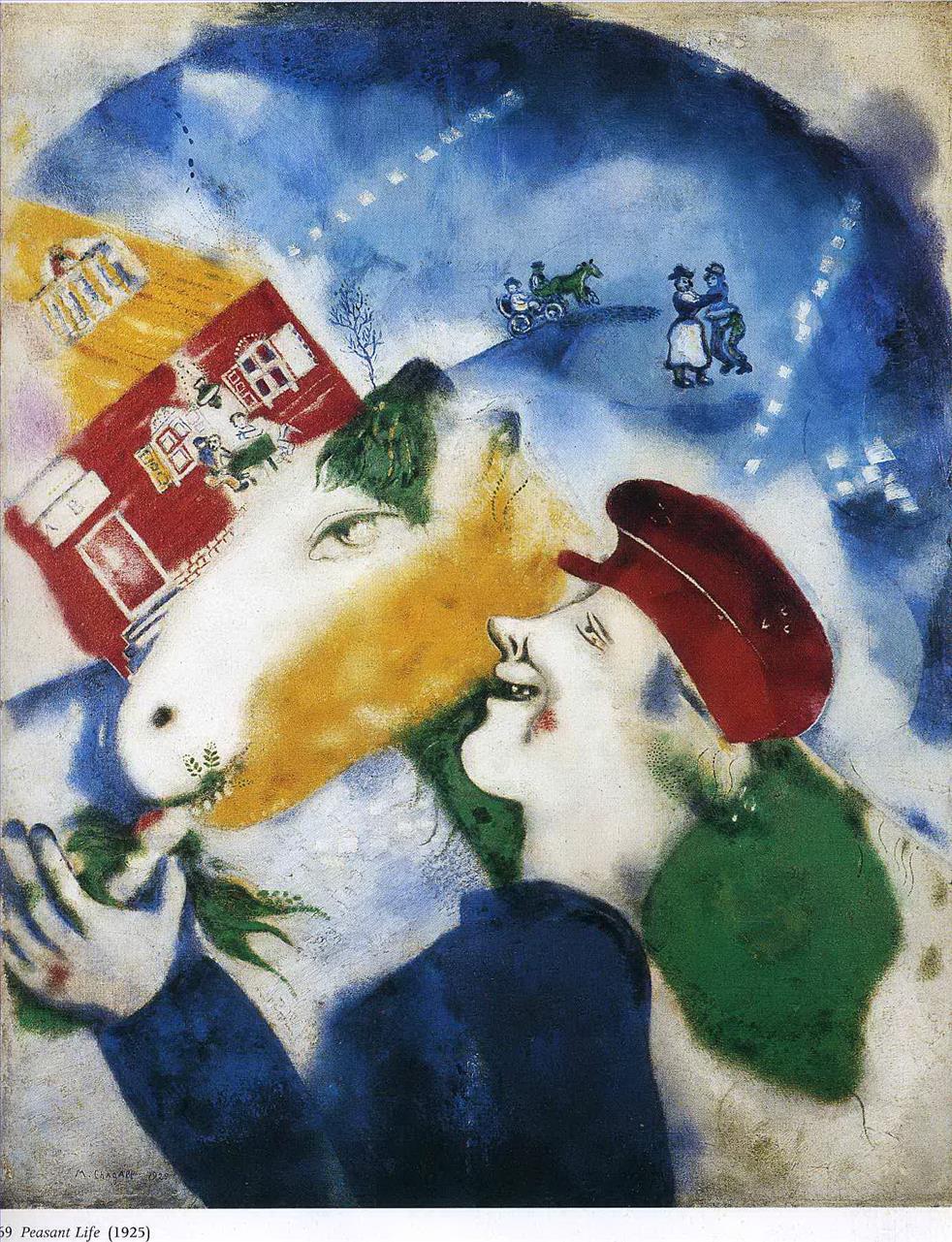 Vie paysanne contemporain Marc Chagall Peintures à l'huile